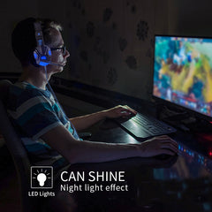 Wired  Gaming Headphones with Light Up Feature