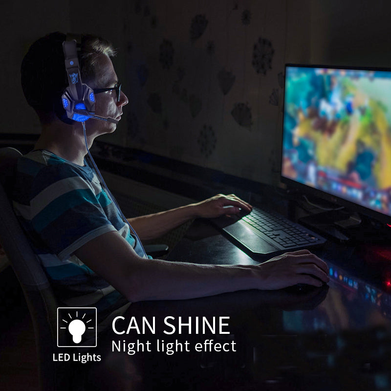 Wired  Gaming Headphones with Light Up Feature