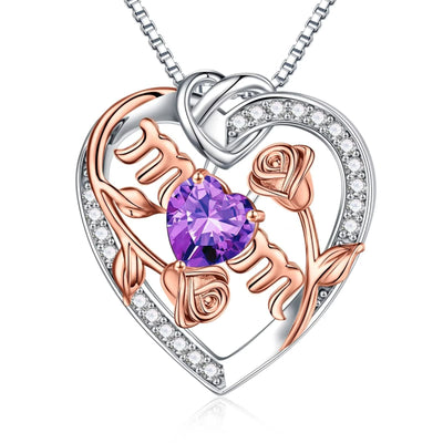 Amethyst Mom Necklace